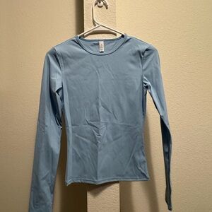 Light Blue Long Sleeve Top